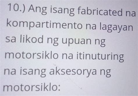 ang isang fabricated kompartimento|25.) ang isang fabricated na kompartimento na lagayan sa likod .